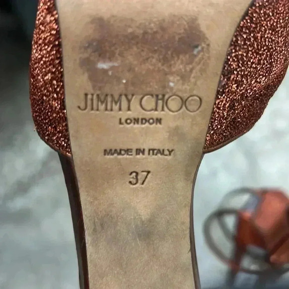 Jimmy  choo glitter bronze pumps - Picture 16 of 16